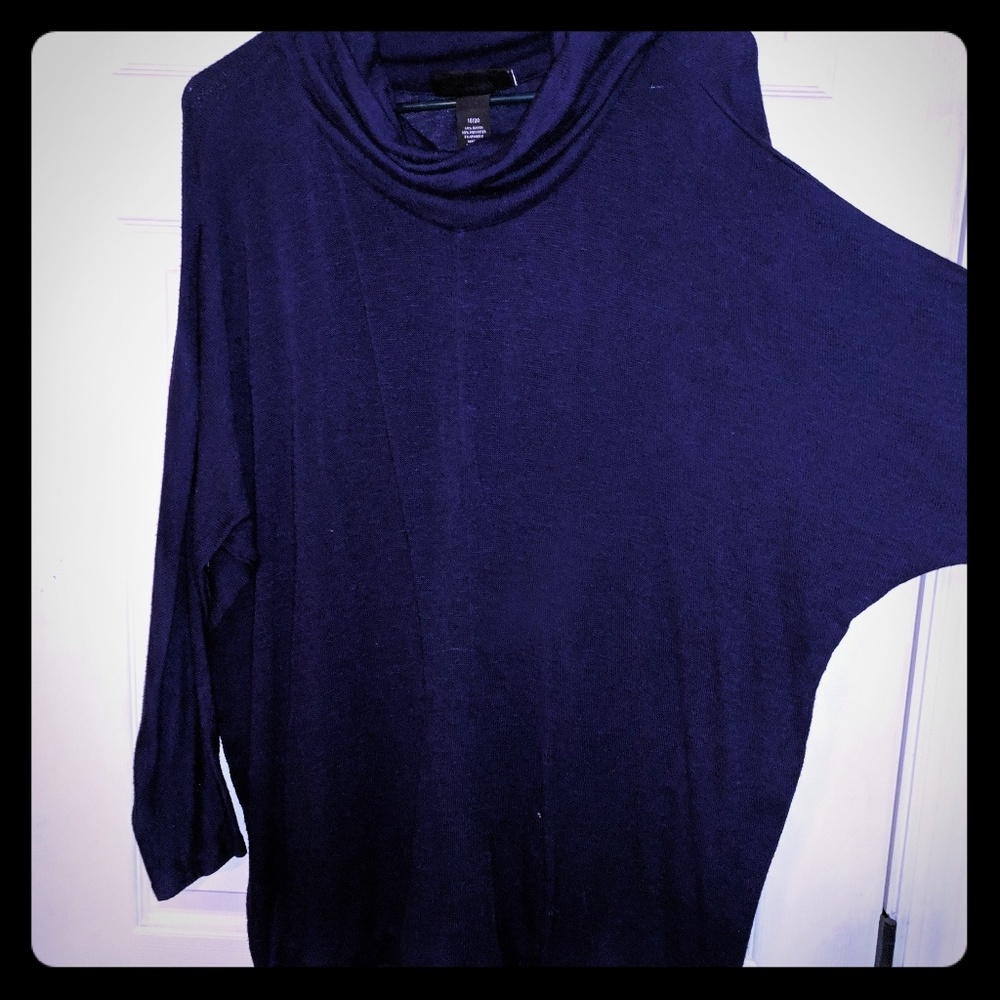 Comfortable purple sweater